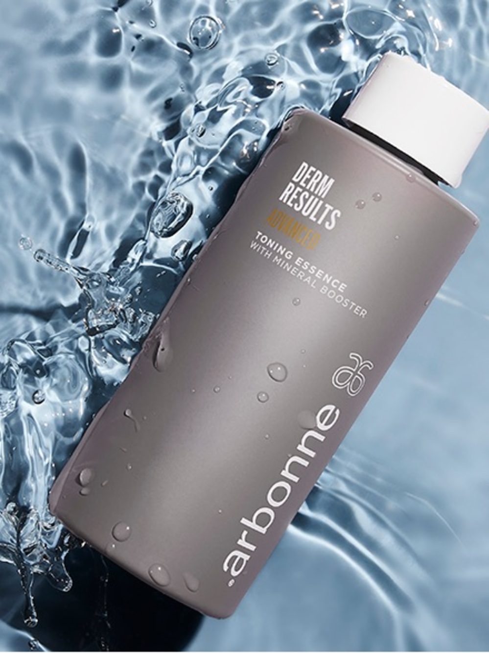 Arbonne Derm Results Toning Essence - Matte Gray with White Cap